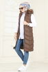 Vest 3030AL357-MS Brown - Thumbnail