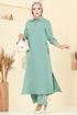 Yakası Taş Detaylı Tunik Takım 446DVL817-MS Mint - Thumbnail