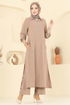 Yakası Taş Detaylı Tunik Takım 446DVL817-MS Vizyon - Thumbnail