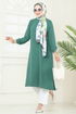 Yandan Yırtmaçlı Tesettür Takım 1994FON792-MS Mint - Thumbnail