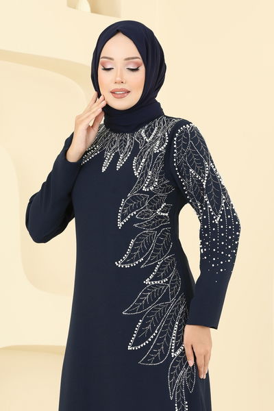 A.B.K. - Yaprak Detay Taşlı Takım 8098ABK1075-MS Laci - 392137