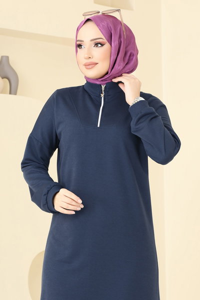 E.T.T. - Yarım Fermuarlı Elbise 13366ETT926-MS Laci - 427981