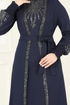 Yelekli Abiye Elbise Takım ASM2758-MS Laci - Thumbnail