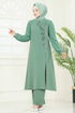Yırtmaç Detaylı Şık Takım 8058ABK1075-MS Mint - Thumbnail