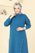 Zımba Detaylı Tunik 2698AYD574-MS Petrol - Thumbnail